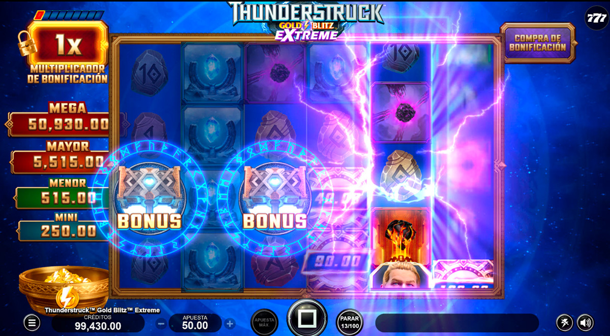 Thunderstruck Gold Blitz Extreme Bonus